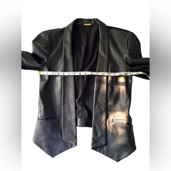 Rebecca Minkoff Lambskin Leather Jacket, Size Small - Picture 5 of 9